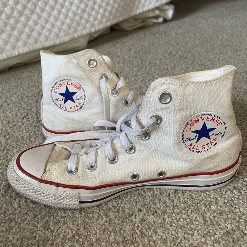 White high top converse
